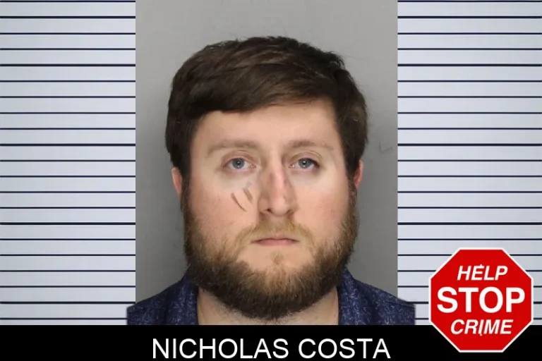 Nicholas Costa mugshot – Cobb County , Georgia Nicholas Costa