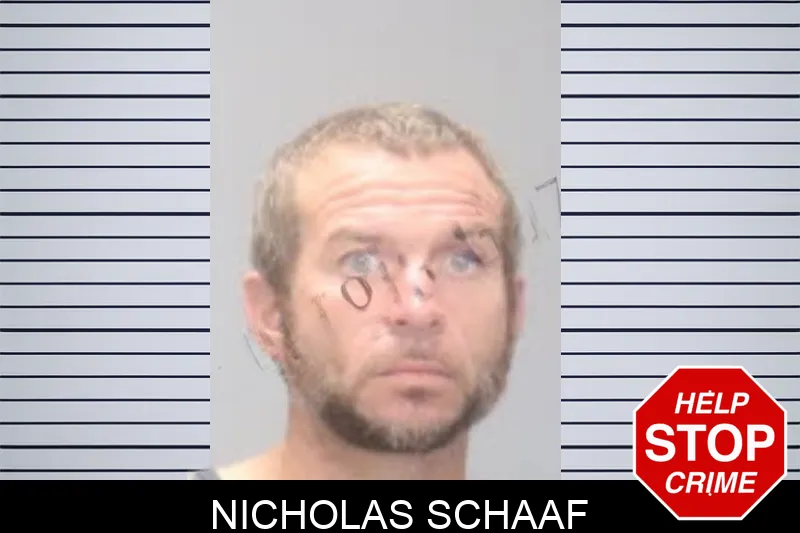 Nicholas Schaaf mugshot