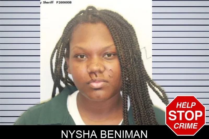Nysha Beniman mugshot