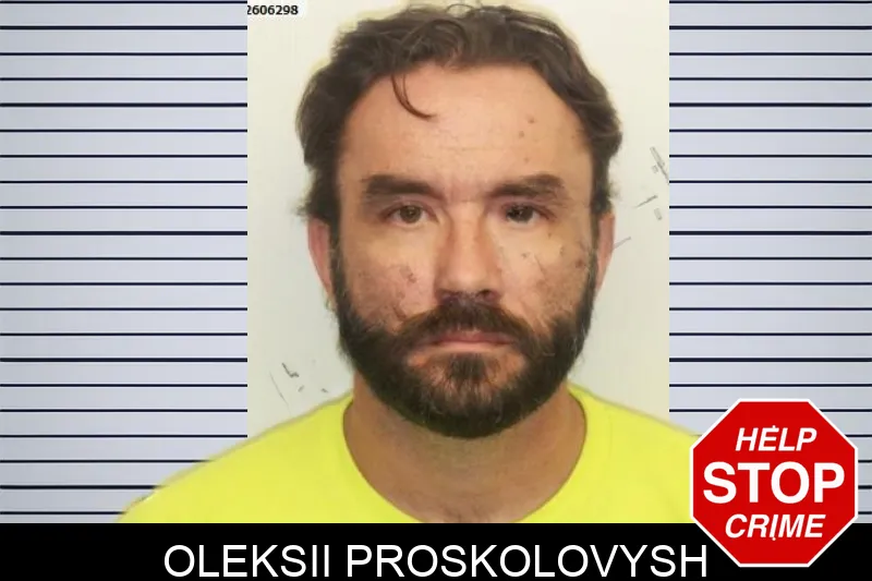 Oleksii Proskolovysh mugshot