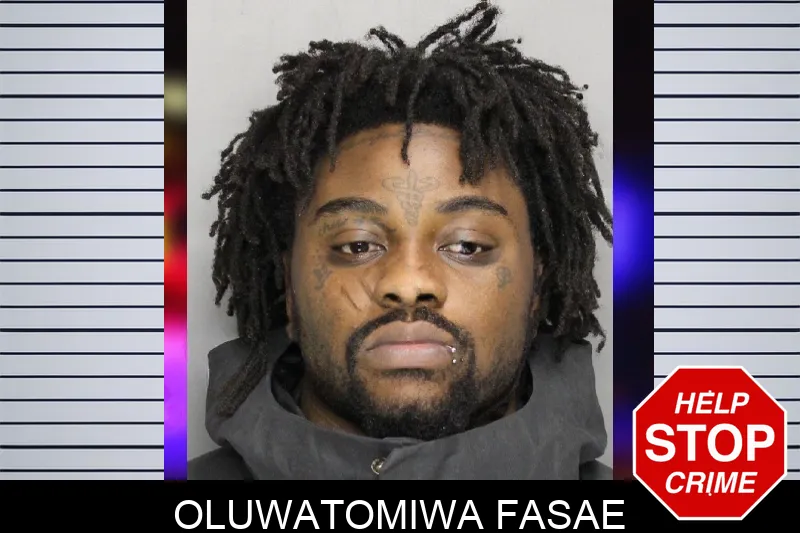 Oluwatomiwa Fasae mugshot