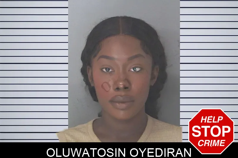 Oluwatosin Oyediran mugshot