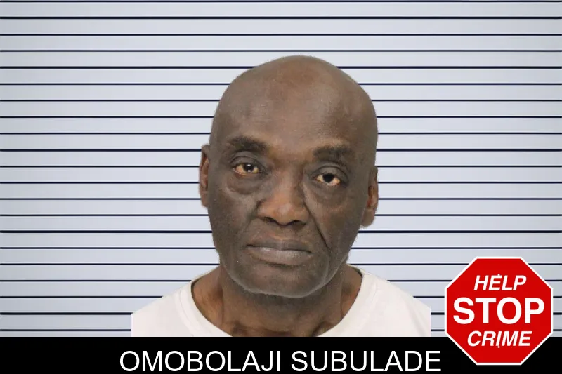 Omobolaji Subulade mugshot