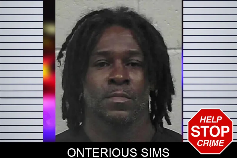 Onterious Sims mugshot – Butts County , Georgia Onterious Sims mugshot