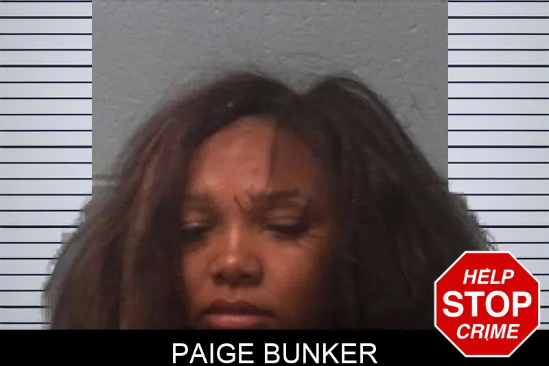 Paige Bunker mugshot