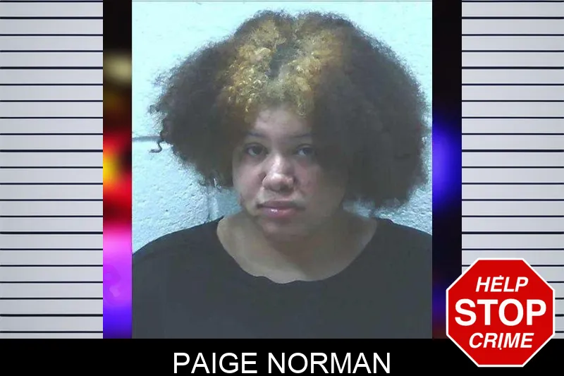 Paige Norman mugshot