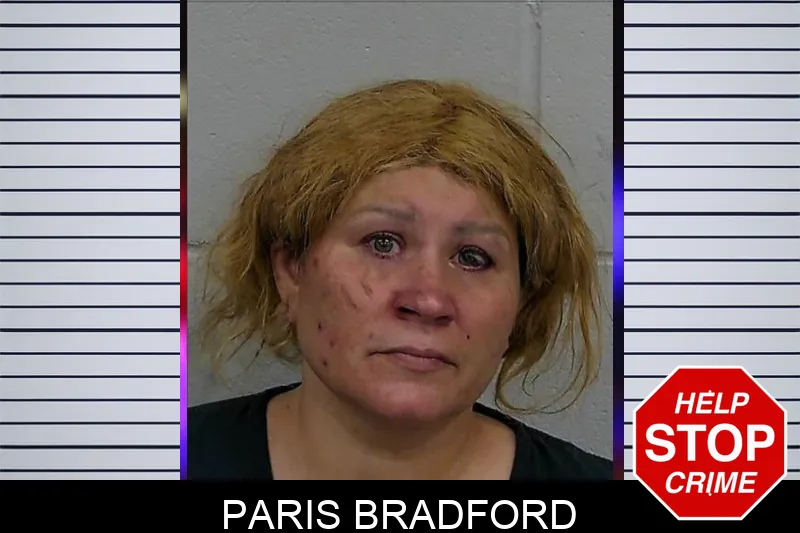 Paris Bradford mugshot