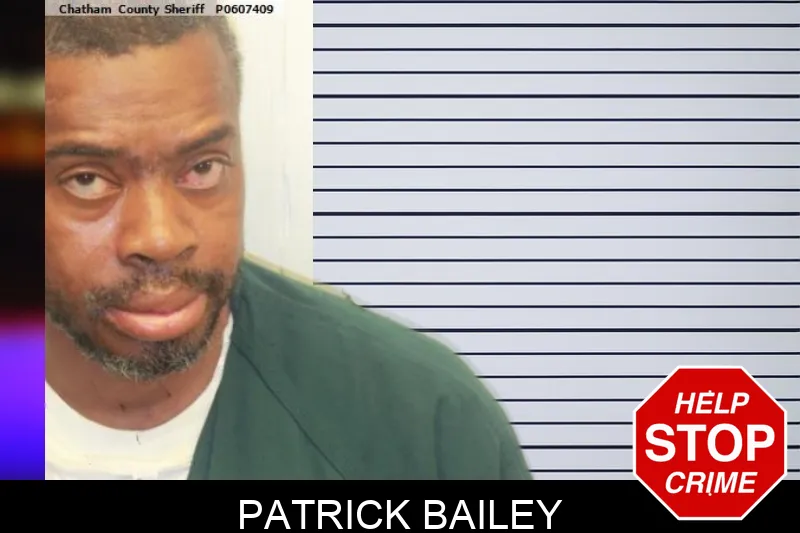 Patrick Bailey mugshot – Chatham County , Georgia Patrick Bailey mugshot