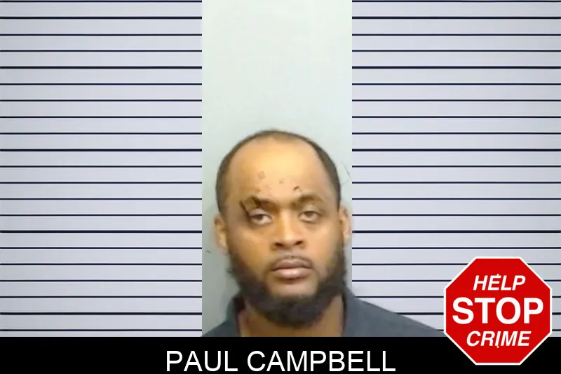 Paul Campbell mugshot