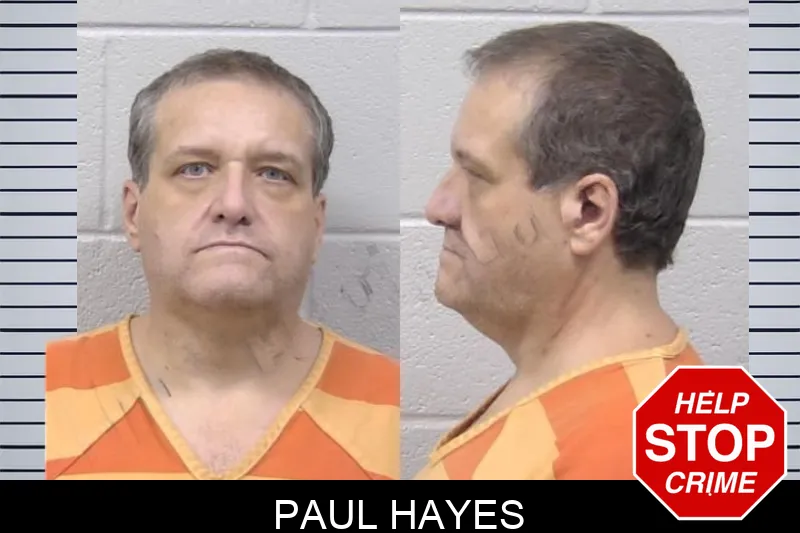 Paul Hayes mugshot