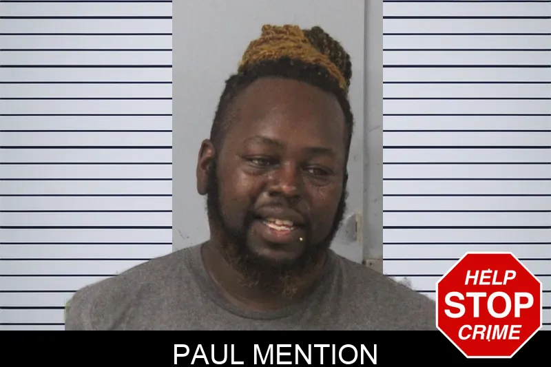 Paul Mention mugshot