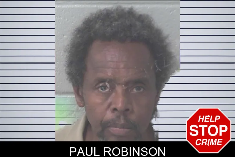 Paul Robinson mugshot