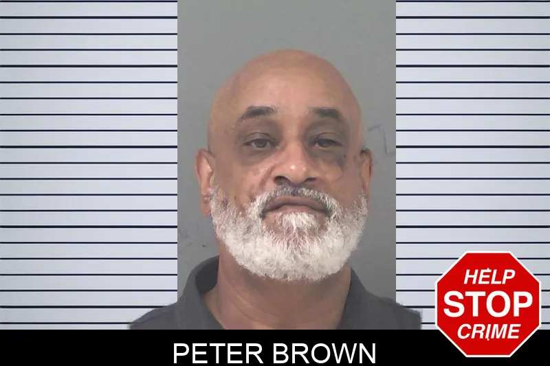 Peter Brown mugshot