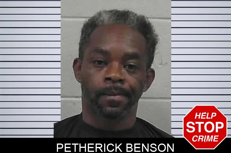 Petherick Benson mugshot