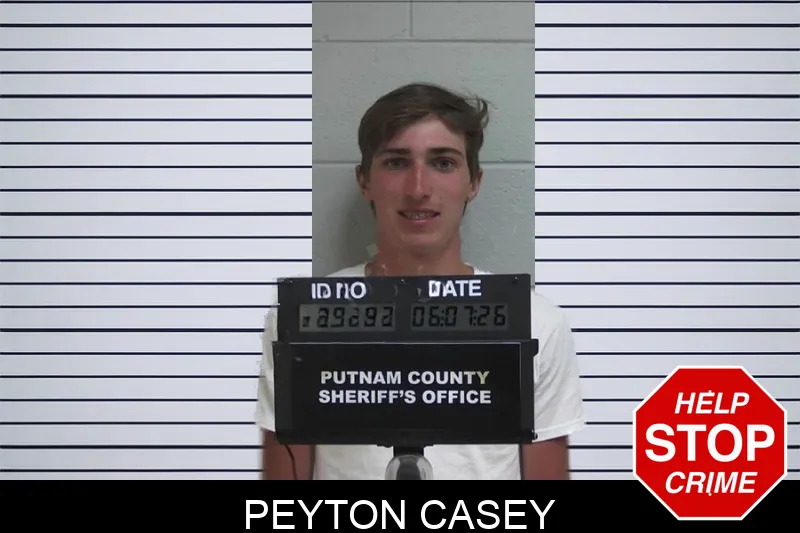 Peyton Casey mugshot – Putnam County , Georgia Peyton Casey mugshot