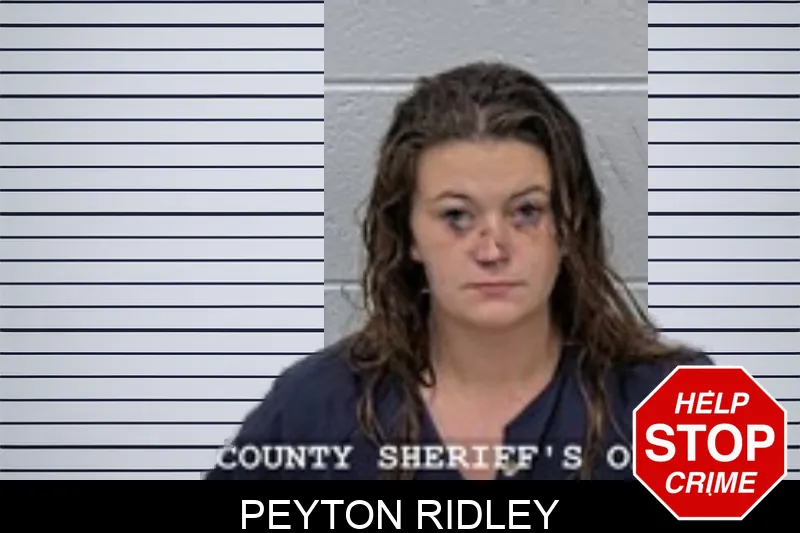 Peyton Ridley mugshot