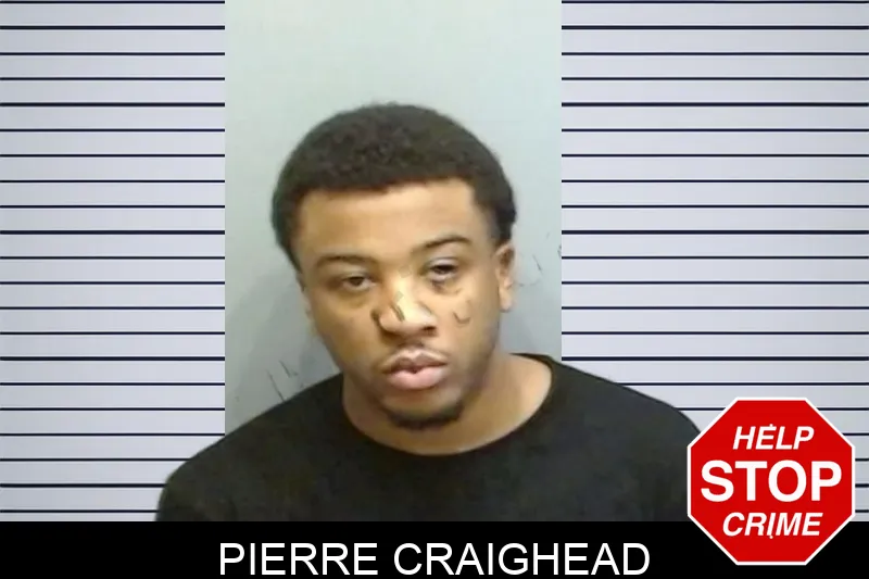 Pierre Craighead mugshot