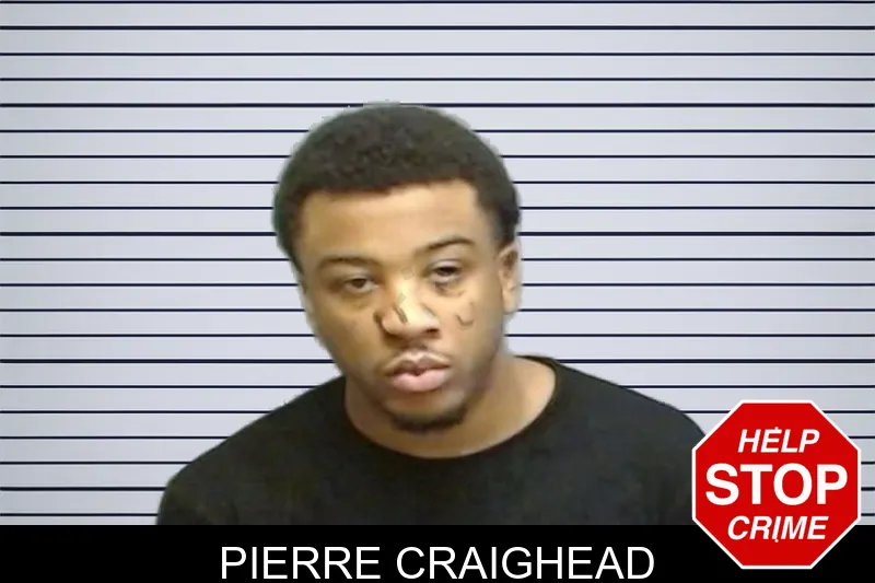 Pierre Craighead mugshot