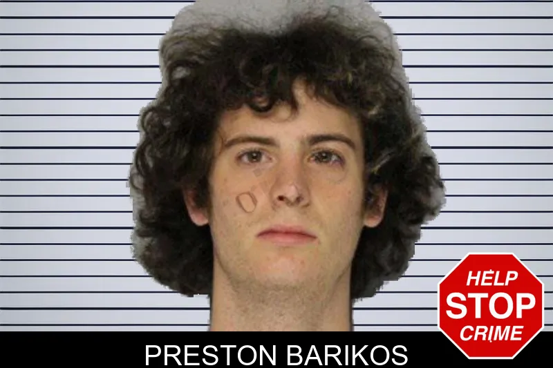 Preston Barikos mugshot