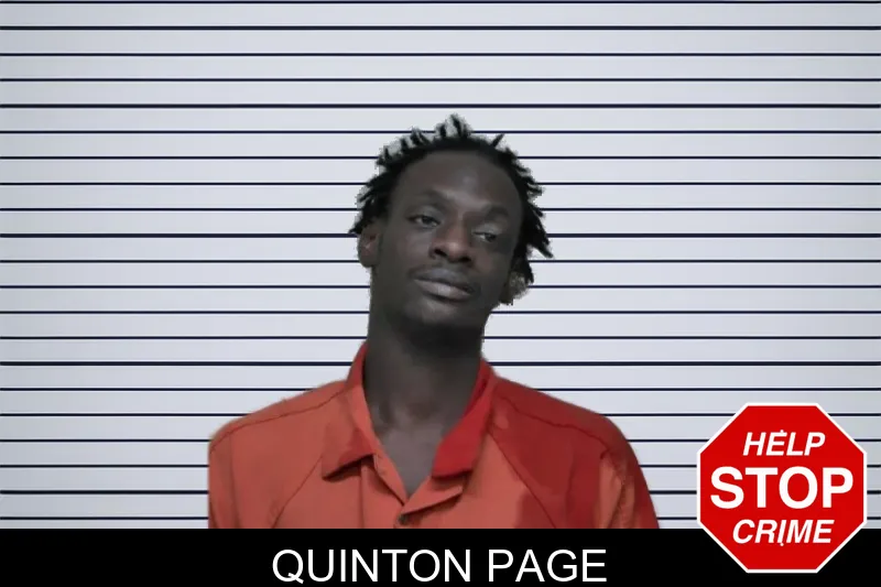 Quinton Page mugshot