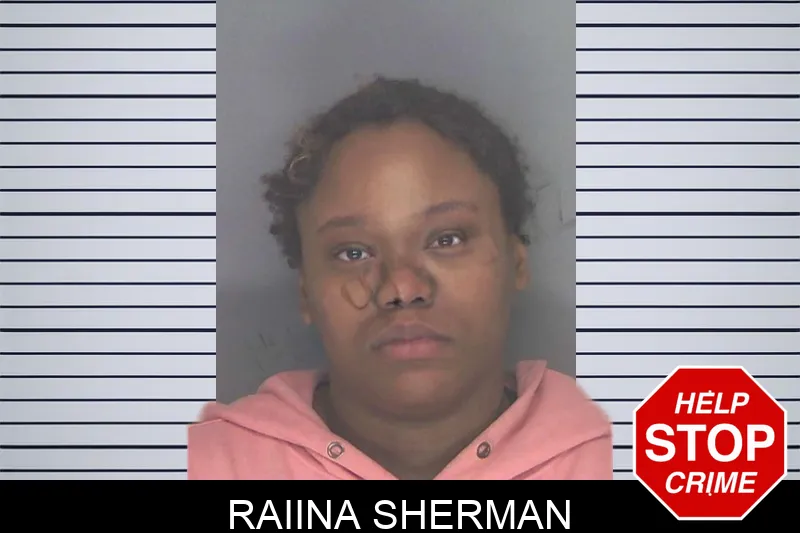 Raiina Sherman mugshot