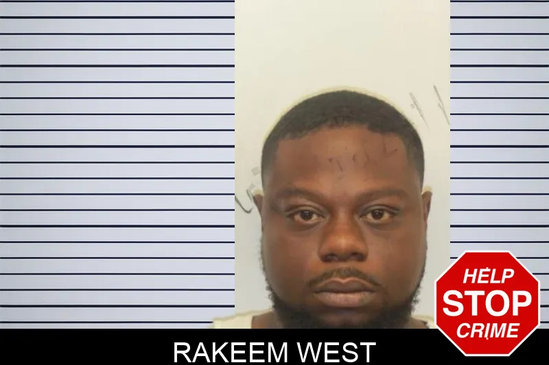 Rakeem West mugshot