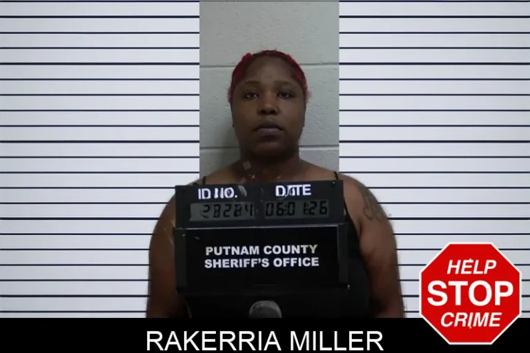 Rakerria Miller mugshot – Putnam County , Georgia Rakerria Miller