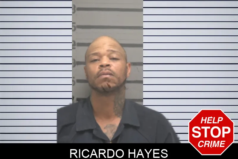Ricardo Hayes mugshot