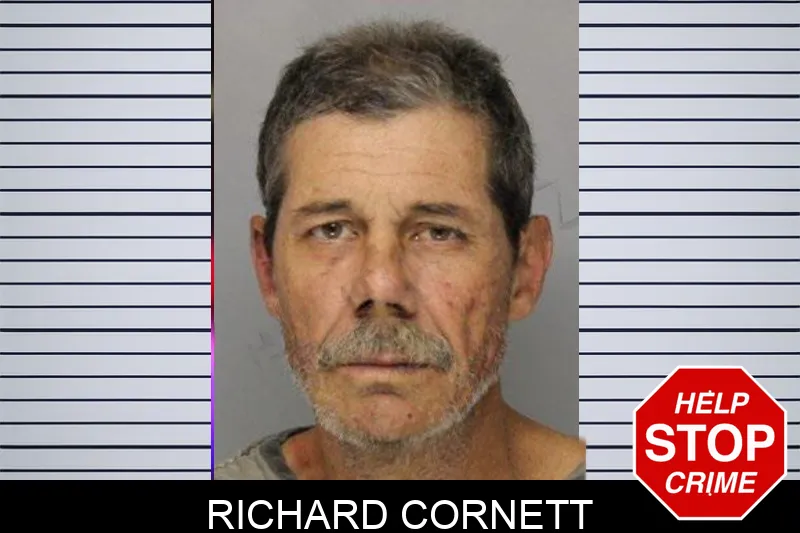 Richard Cornett mugshot – Hall County , Georgia Richard Cornett mugshot