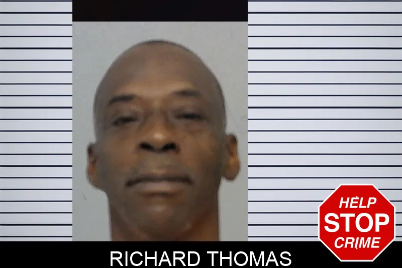 Richard Thomas mugshot