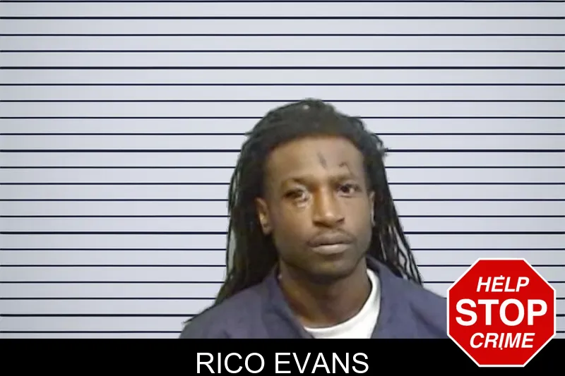 Rico Evans mugshot