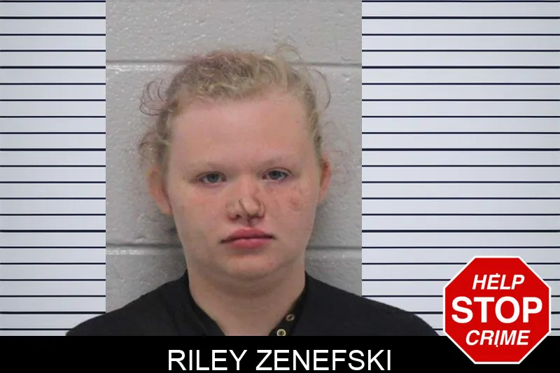 Riley Zenefski mugshot
