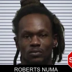 Roberts Numa mugshot