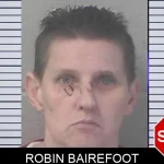Robin Bairefoot mugshot