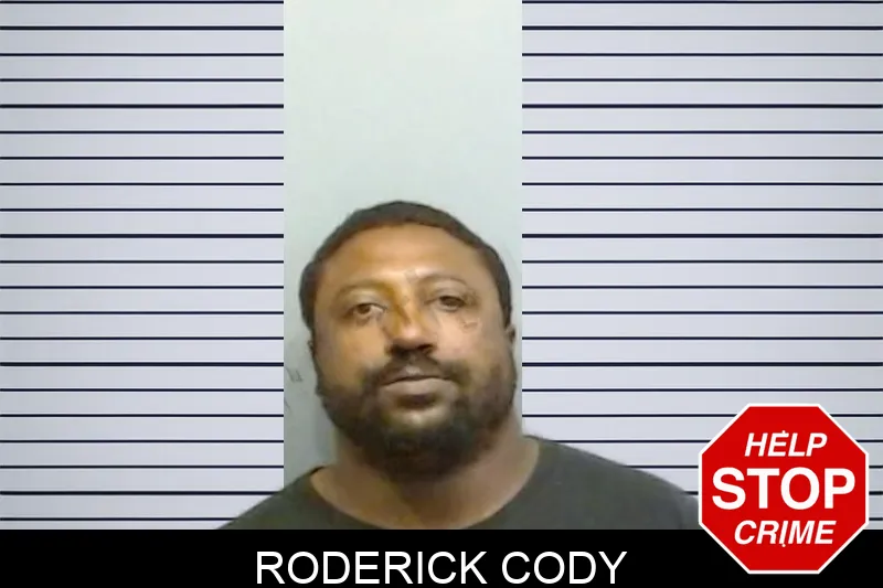Roderick Cody mugshot