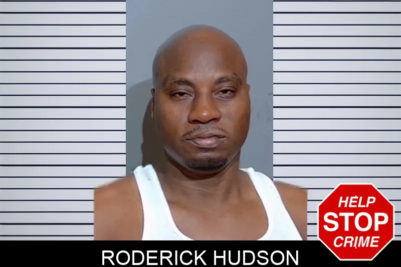 Roderick Hudson mugshot