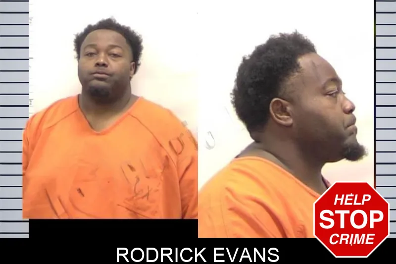 Rodrick Evans mugshot