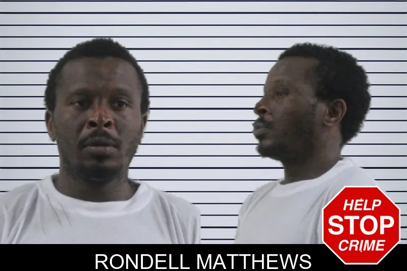 Rondell Matthews mugshot – Houston County , Georgia Rondell Matthews mugshot