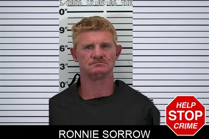 Ronnie Sorrow mugshot