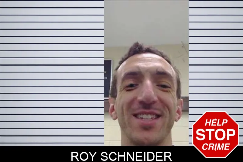 Roy Schneider mugshot