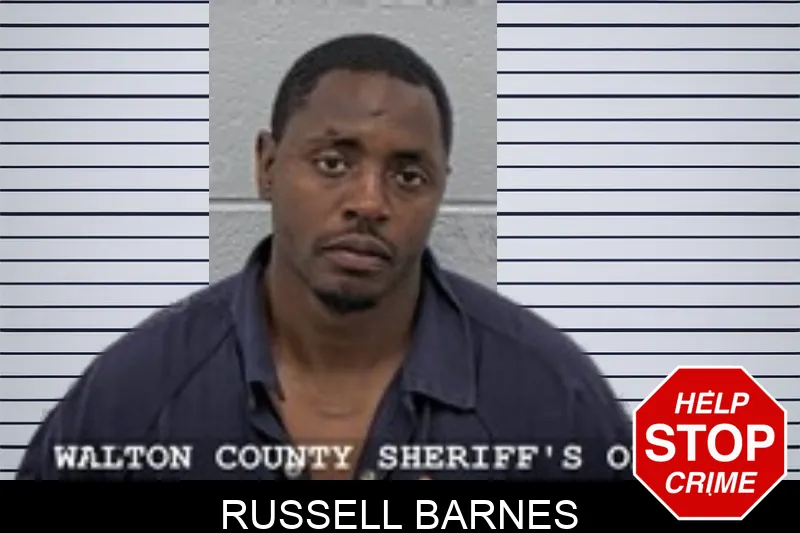 Russell Barnes mugshot