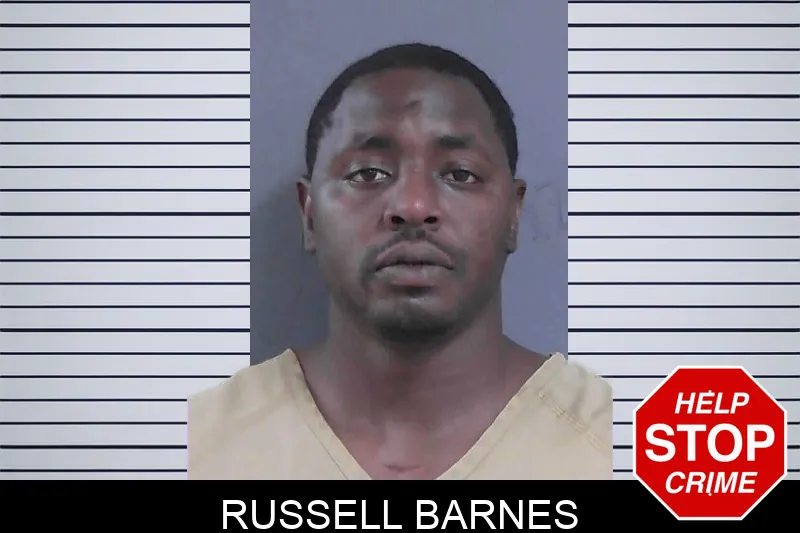 Russell Barnes mugshot