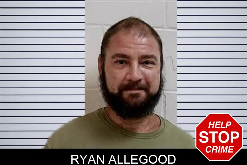 Ryan Allegood mugshot