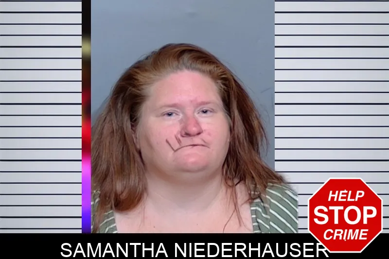 Samantha Niederhauser mugshot