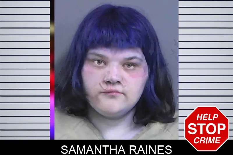 Samantha Raines mugshot