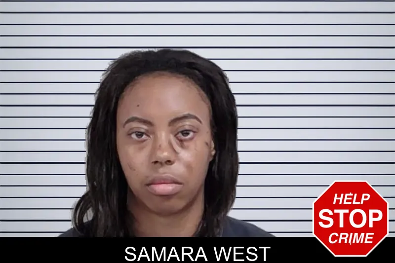 Samara West mugshot