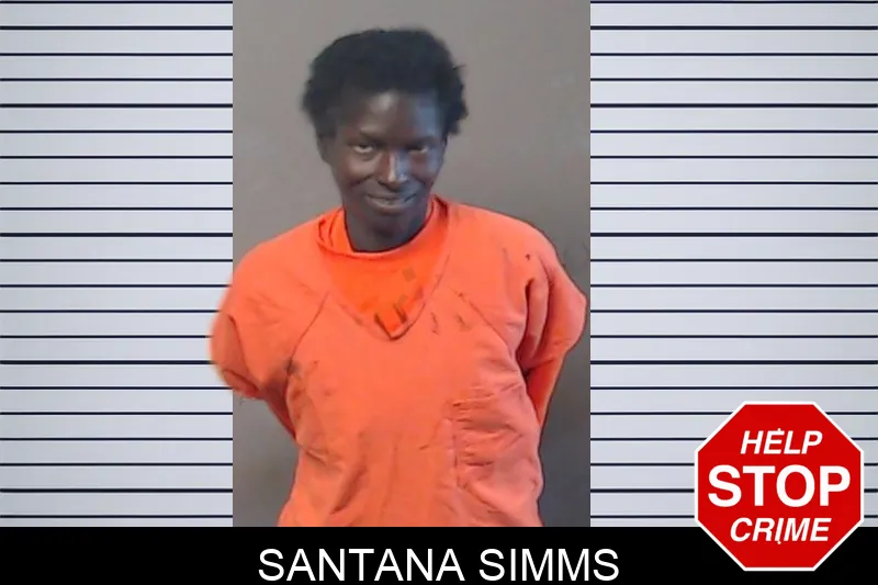Santana Simms mugshot