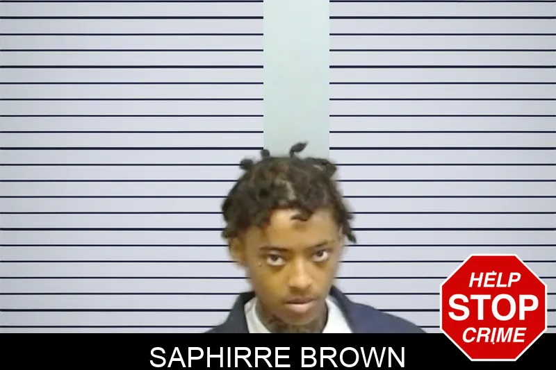 Saphirre Brown mugshot