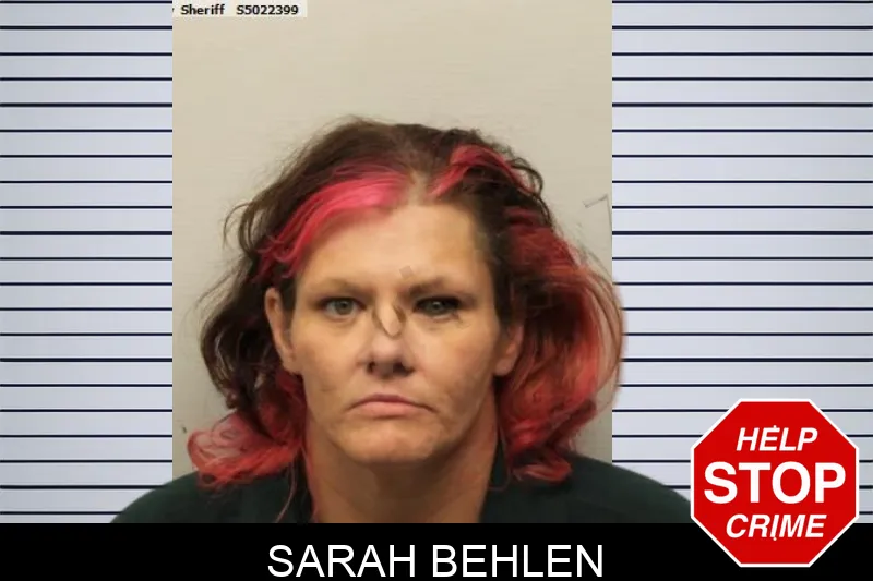 Sarah Behlen mugshot