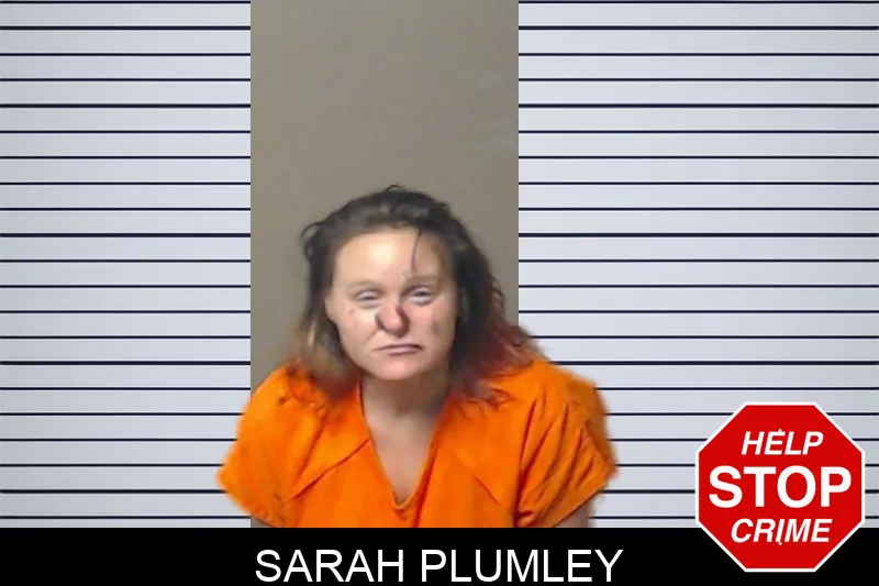 Sarah Plumley mugshot